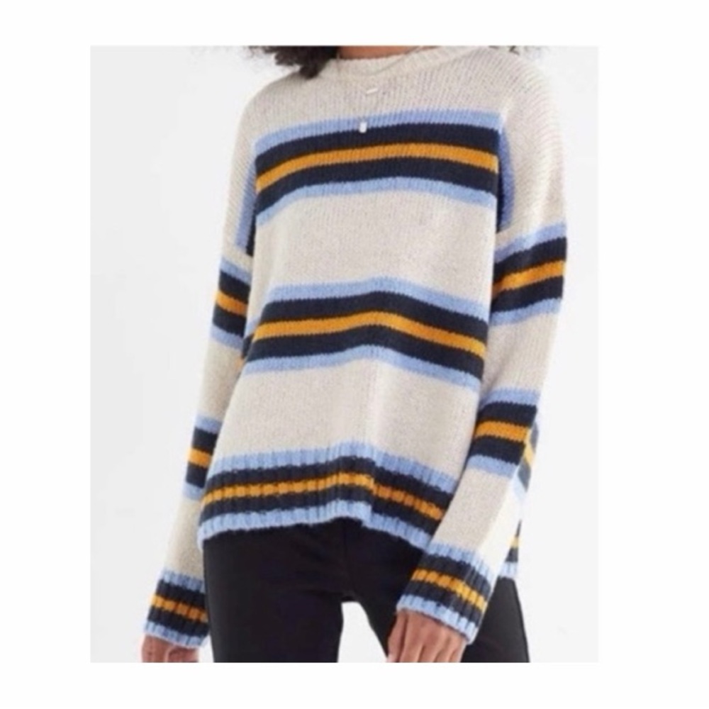 Urban‎ Outfitters Bobby Boyfriend Knit Striped Crewneck Sweater